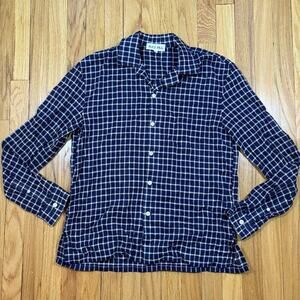 Alex Mill Shirt Mason checked linen and cotton-blend shirt Small